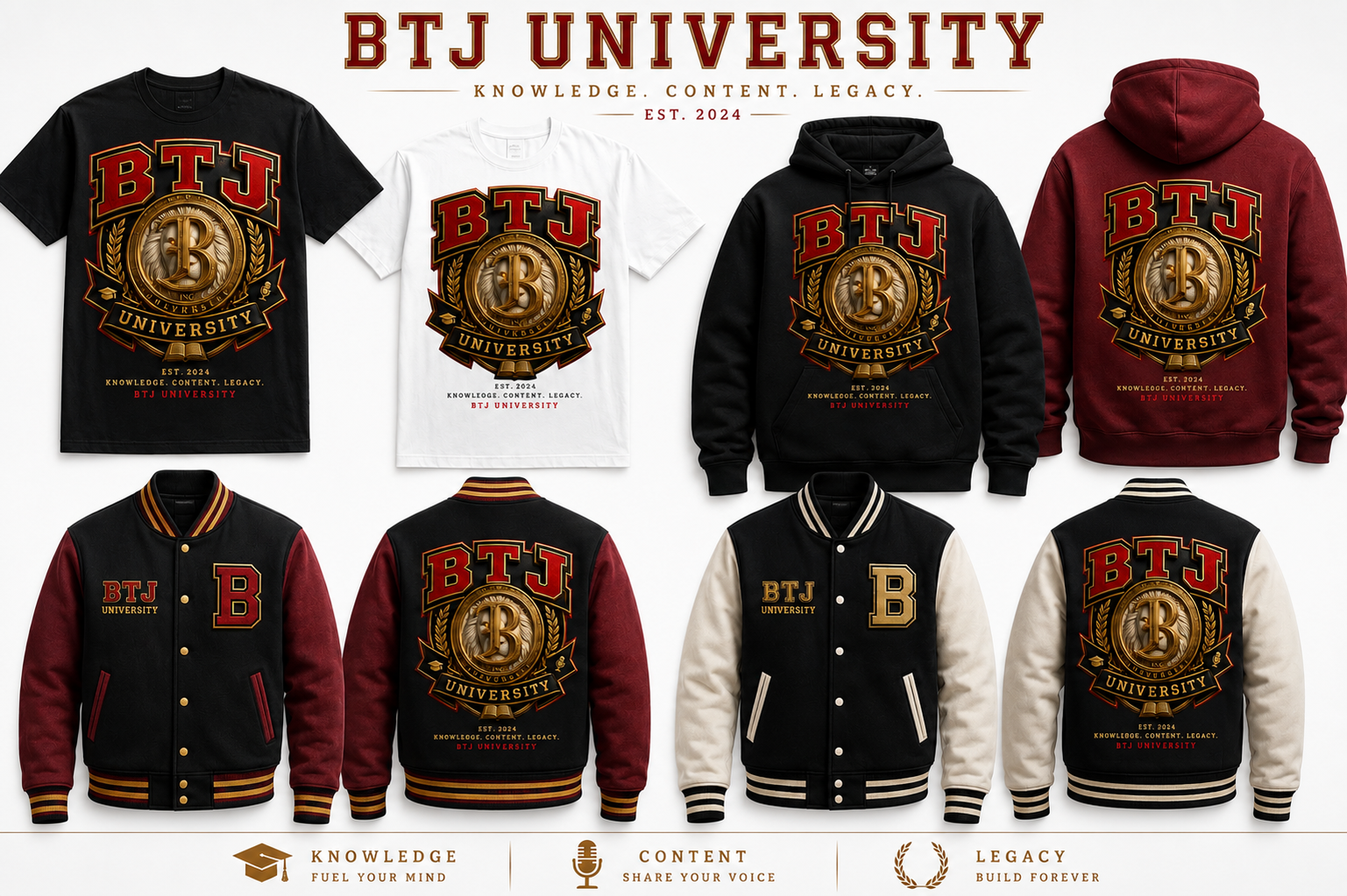 BTJ University Merchandise